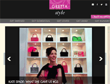 Tablet Screenshot of grettastyle.com